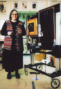 elsa dorfman with her polaroid camera